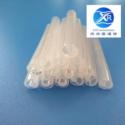 China Shrunk 3.7x3.7mm Ribbon Fiber Splice Sleeve 6 Cores With Single Ceramic Rod for sale