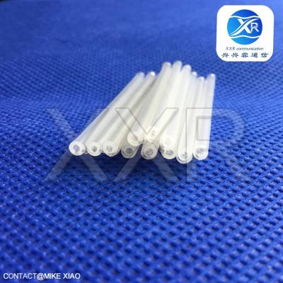 China Clear FTTH Polyolefin Fiber Optic Sleeves 60*2.5mm for sale