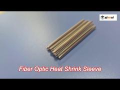 brown fiber optic protection sleeve hot fusion for splice closures