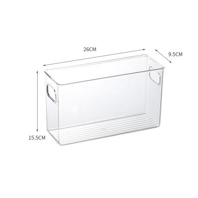 China Kitchen Modern High Quality Refrigerator Rectangle Plastic Fruit Vegetable Storage Box for sale