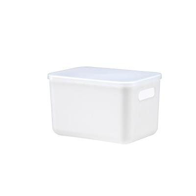 China AZ002 Sustainable White Durable Transparent Household Clothes Sundries PP Storage Box for sale