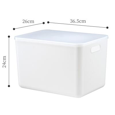 China AZ005 36.5*26*24cm Large Capacity Household Toy Clothing pp Viable Storage Barrel for sale