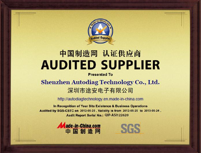 SGS Certificate - Shenzhen Autodiag Technology Co.,Limited