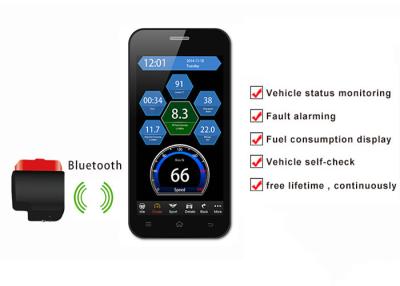 China Smart Phone IOBD B341 / B342 Android IOS Mini Car Trip Computer Scanner OBDII via Bluetooth for sale