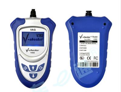 China Leitor de código OBD2 do VAG do V-Verificador multifuncional V202 da ferramenta diagnóstica do VAG do carro do OBD do azul PRO à venda