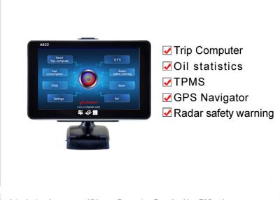 Chine Statistiques diagnostiques d'huile du navigateur TPMS de GPS d'ordinateur de voyage de voiture du V-contrôleur A622 d'équipement de véhicule à vendre