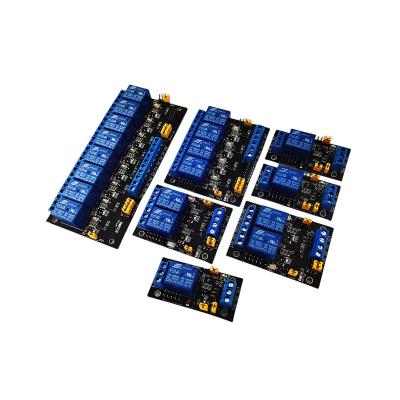 China Epoxy hot selling electronic pcb module 5v dc 8 channel relay control board best quality for sale