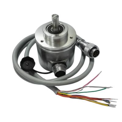 China Modbus RTU RS485 Tachometer Chinese Multi-Turn Position Encoder IP67 Absolute Rotary Shaft Encoder for sale