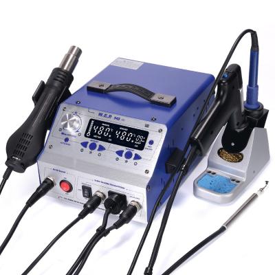 China INDUSTRIAL AUTOMATION 4 in 1 Desoldering Soldering Iron BGA Rework Station Hot Air Suction Gun 948-II BGA desoldering station for sale