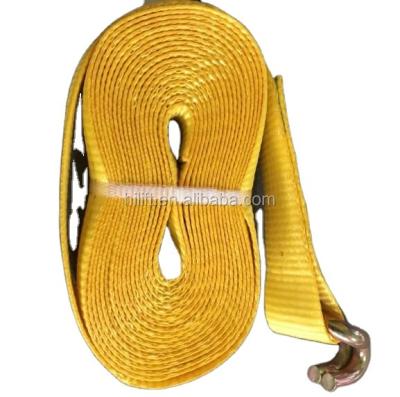 China Polyester Hilift Ratchet Tie Down Strap Cargo Lashing Straps Supplied With Certificate for sale