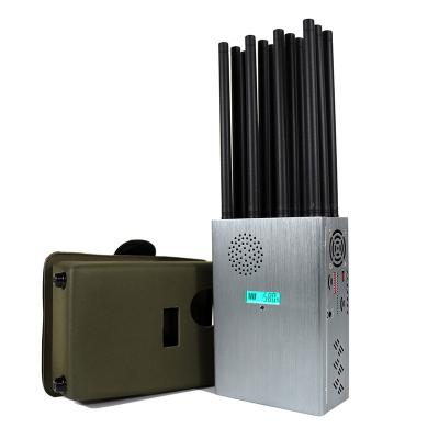 China 37W 12 Antennas Powerful Signal Detector For 2G 3G 4G 5G Wi-Fi GPS UHF VHF TJ-J12C37W for sale