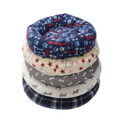 China Wholesale Cheap Round Pet Donut Heating Bed Four Season For Cat Dog for sale