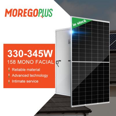 China Moregoplus 158 60 Mono Solar Panels 330W 335W 340W 345 W Single Model Solar Panel Price For Solar System MG01-M60S-330-345W for sale