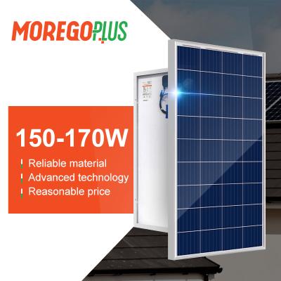 China Moregoplus 12V/24V Poly Series Small Solar Panels 150W 160W 170W for Home Solar Power System MG00-P01-150-170W for sale