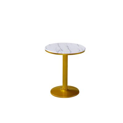 China Cheap support customization hot sale coffee table dining table restaurant metal legs side table for sale