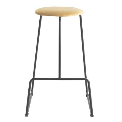 China Modern Home Furniture Modern Leather Vintage Barstool Chairs High Metal Bar Stool Chair for sale