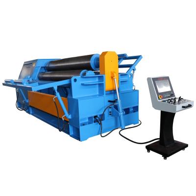 China Steel Plate Bending W12NC-25x2500 four rollers plate bending machine plate roll bending machine 4 axis  metal bending machine for sale