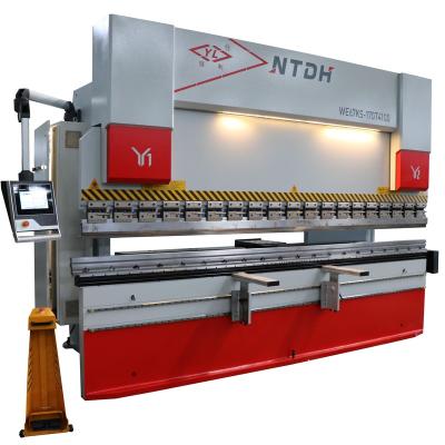 China Metal Bending WE67KS-170T4100 CNC Servo Press Brake  metal Plate Bending Machine Energy saving automatic plate bending machine hydraulic press for sale