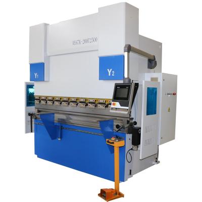 China Metal Bending WE67K-200T2500 CNC Press Brake metal Plate Bending Machine automatic plate bending machine hydraulic press brake for sale