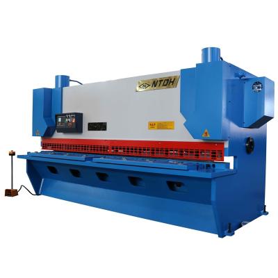 China Metal Sheet Cutting QC11Y-10x3200 hydraulic guillotine shearing machine metal sheet cutting machine guillotine cutting machine shearer for sale