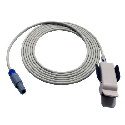 China 6 Pin Mindray Spo2 Sensor, Spo2 Probe Sensor Suit para PM9000 / 8000 Cables 3m / 10ft TPU en venta