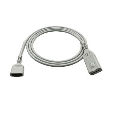 China Bis Vista Bilaterale 10Pin EEG Monitor Adapter Kabel 4 Elektroden Grijze Kleur Te koop