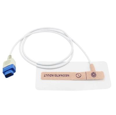 China Compatible Datex Ohmeda Pulse Oximeter Probes , Db9 Pin Disposable Oxygen Sensor for sale