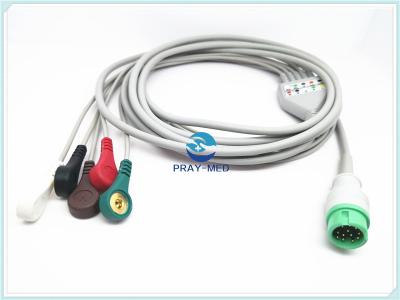 China 5 de Kabel van loodmindray Ecg, om 12 Kabels en Leadwires van Spelden Volwassen Ecg Te koop