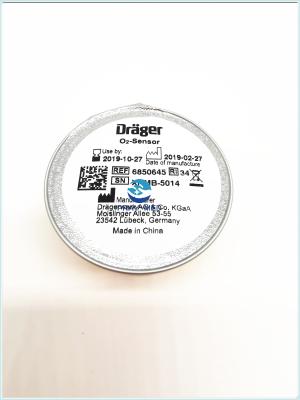 중국 6850645 Draeger 산소 감지기 O2 세포/산소 건전지 플라스틱 금속 물자 판매용