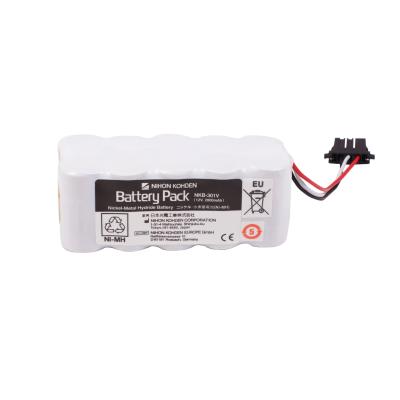 Κίνα Μπαταρίες 12V 2800mAh ιατρικού εξοπλισμού Kohden nkb-301V Nihon 12 μήνες εξουσιοδότησης προς πώληση