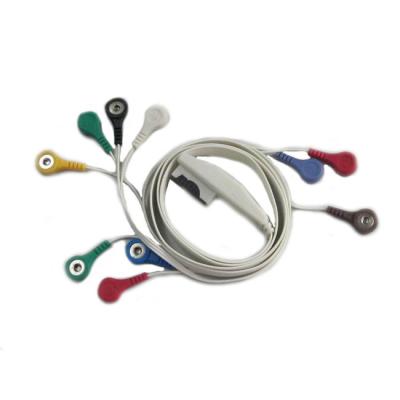 China MORTARA Ecg Holter Cable 10-Lead für H12 H12+ X12 9293-017-51 zu verkaufen