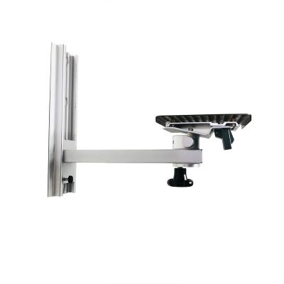 China Aluminum Alloy Ventilator Accessories Medical Monitor Bracket Adjustable Pivot Arm for sale