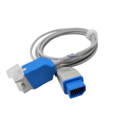 China Nihon Kohden Spo2 Adapter Cable 2.4m 14 Pin JL-900P TPU Jacket for sale