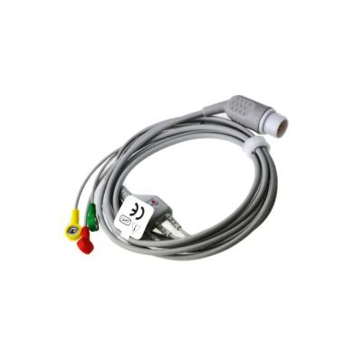 China HP M1733a ECG Patient Cable Reliable Medical TPU Cable Material for sale