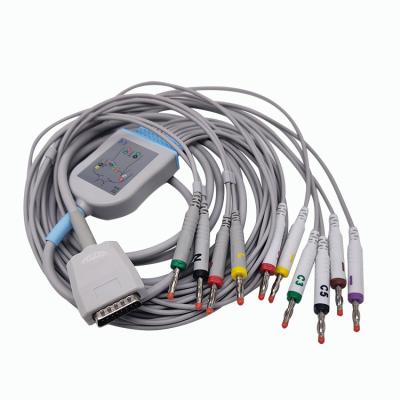 China El ECG del eclipse de Mortara Burdick telegrafía 007704 la longitud compatible de 012-0844-00 012-0844-01 3.6m en venta