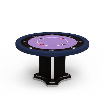 China Quadrilateral Base Texas Holden Poker Casino Club YH 1.4m Premium Poker Table Arc Table for sale