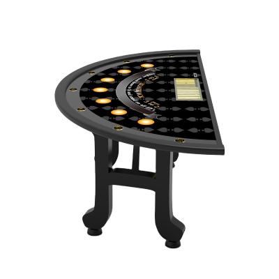 China YH H Leg Poker Table Waterproof High Quality Casino Blackjack Game Poker Table For Sale for sale