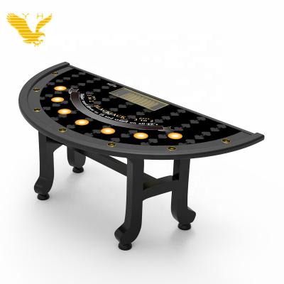 China Waterproof High Quality YH Blackjack Casino Blackjack Poker Table Luxury Standard Blackjack Table For Gambling for sale