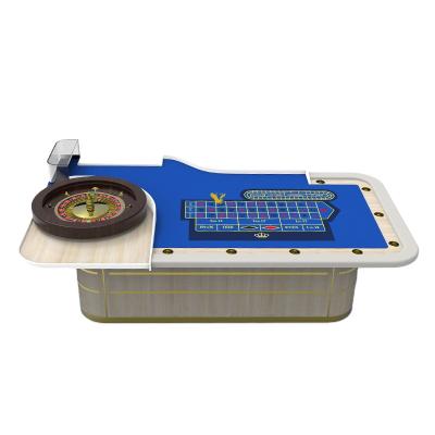 China Automatic Poker Table Set YH High Quality Casino Roulette Wheel Table Playing Electronic Roulette Poker Table for sale