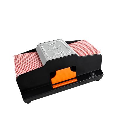 China YH Non-Toxic Cheap Price High Speed ​​2 Automatic Decks Shuffling Machine Casino Card Shuffler for sale