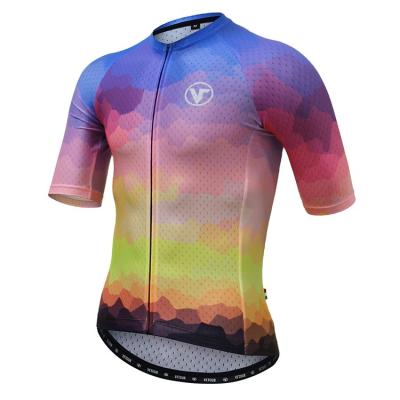 China Breathable Colorful Short Sleeve Cheap Cycling Tank Top Bike Cycling Shorts for sale