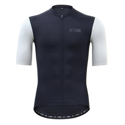 China Breathable Vetour Italian Fabric Recycled Bike Wear Jersey Ropa De Ciclismo Pre Dye Custom Cycling Shirt Bike Clothing for sale