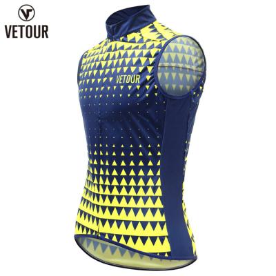 China Vetour Outdoor Sports Cycling Cool Wind Sleeveless Cycling Breathable Windproof Vest for sale