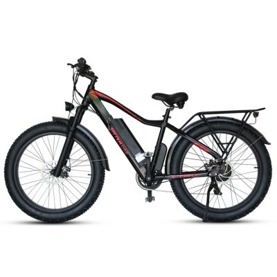 China hot sale cheap electric bicycle 48v 500w/750w electric motor steel bicycle for adult electric fat bike for sale