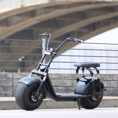 China Unisex 20ah Dual Battery Electric Scooter 1500Ww 2000w Electric Motorcycle Citycoco for sale