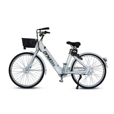 China Aluminum Alloy Intelligent Lock and Removable Battery Sharing Electric Bicycle 36V 350W Electronic Bike Sharing for sale