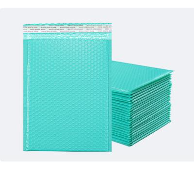 China Padded poly padded envelope custom free sample poly plastic bubble bags with own logo for sale