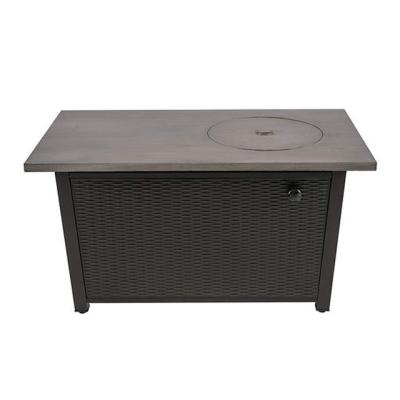 Cina Propane Gas Backyard Rectangular Table Top Fire Pit Table With Free Burner Cover in vendita