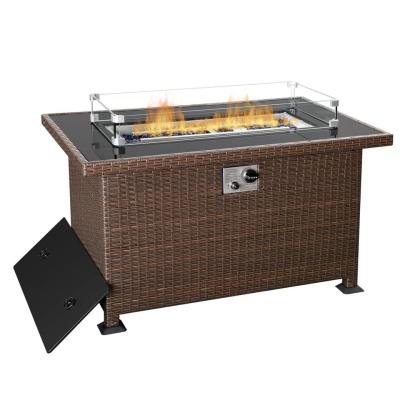 Cina 44in 50000 Btu Propane Fire Pit Table Auto Ignition in vendita