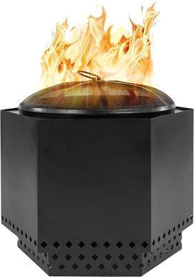 Cina Fuoco bruciante di legno portatile a 23,5 pollici Pit Wood Burning Outdoor Bonfire in vendita